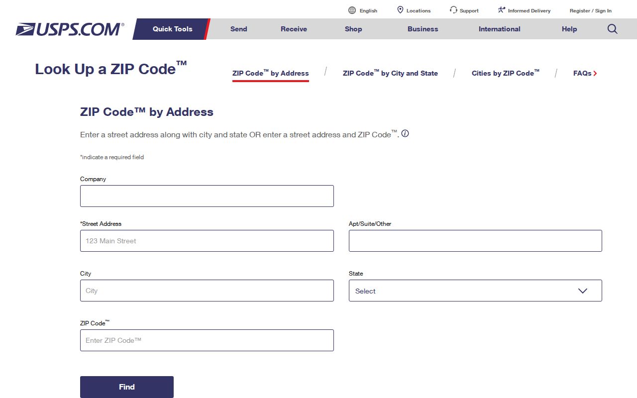 Orchard Park ZIP code directory USPS address lookup